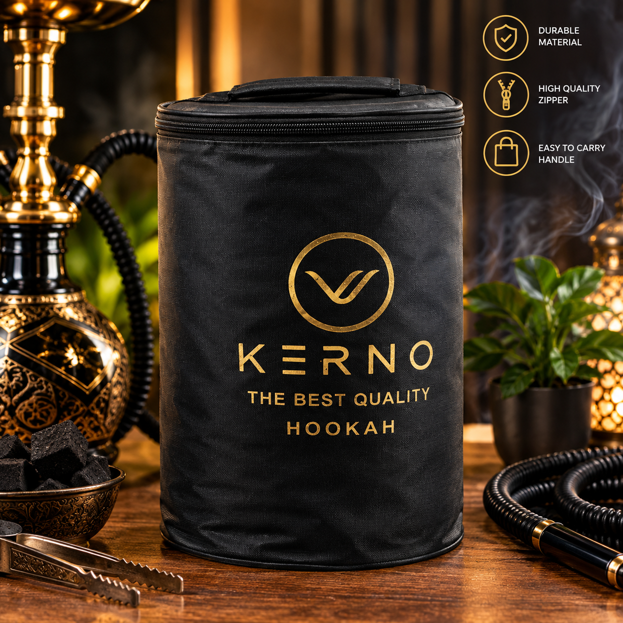 کیف قلیان برند کارینو بدنه چرم صنعتی درجه ۱