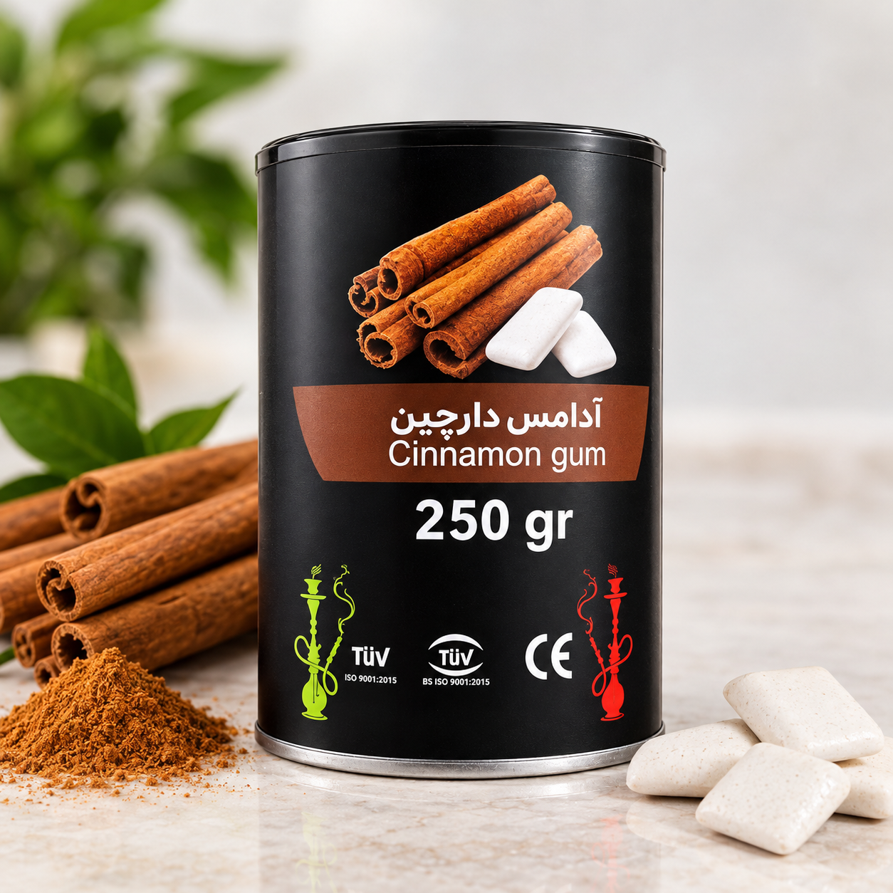 برند عظیم طمع ادامس دارچین ۲۵۰ گرمی